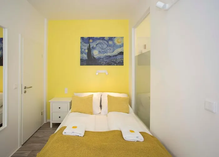 Zentral Gelegene, Helle Studio Apartments